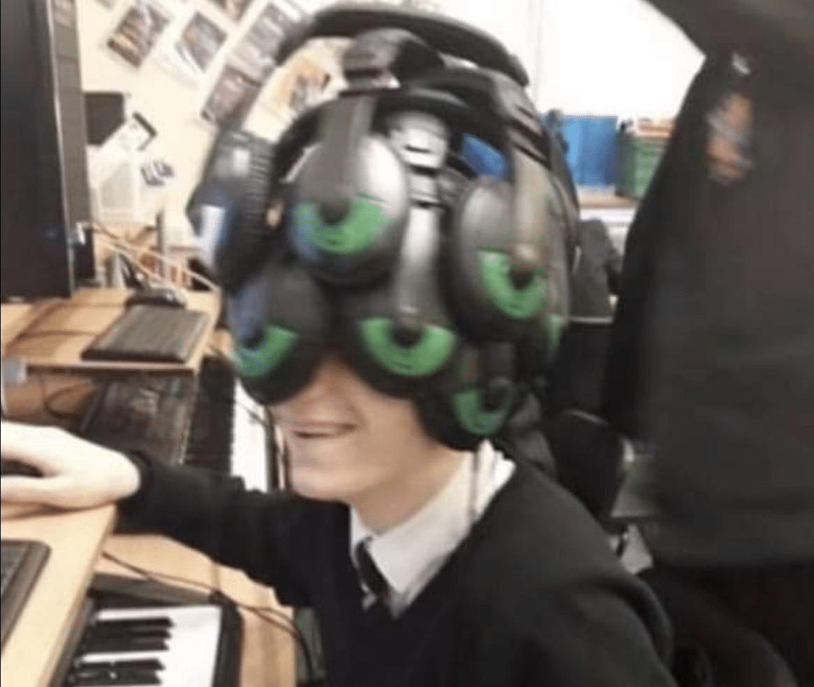 Meme Generator Wearing Lots of Headphones Newfa Stuff