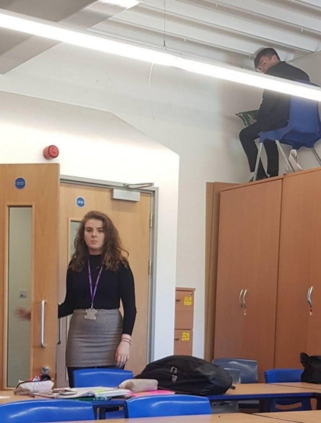 Meme Generator Man hiding from a woman to read a book Newfa Stuff