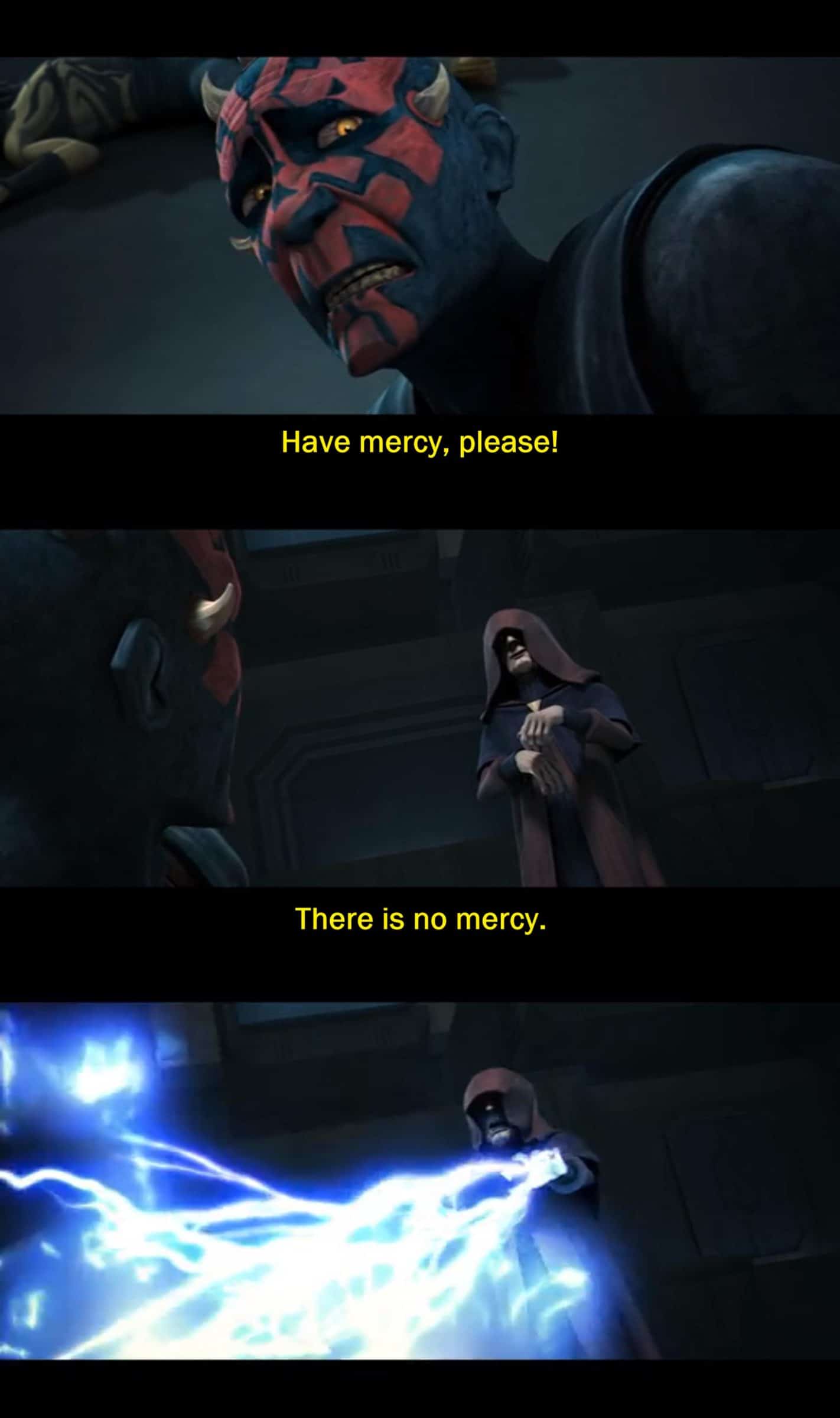 Meme Generator Sidious vs. Darth Maul 'Have mercy' Newfa Stuff