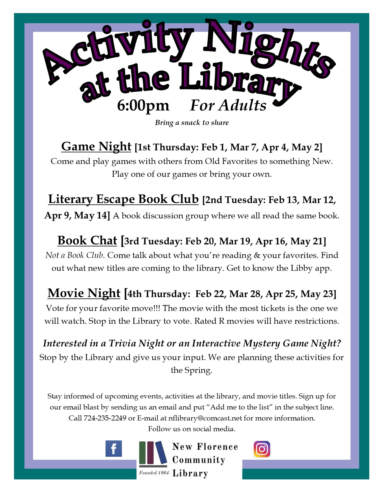 Library New Florence Borough