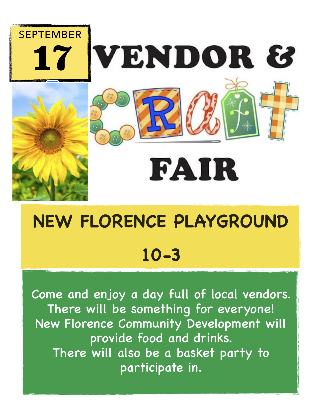 Events for June 2024 New Florence Borough