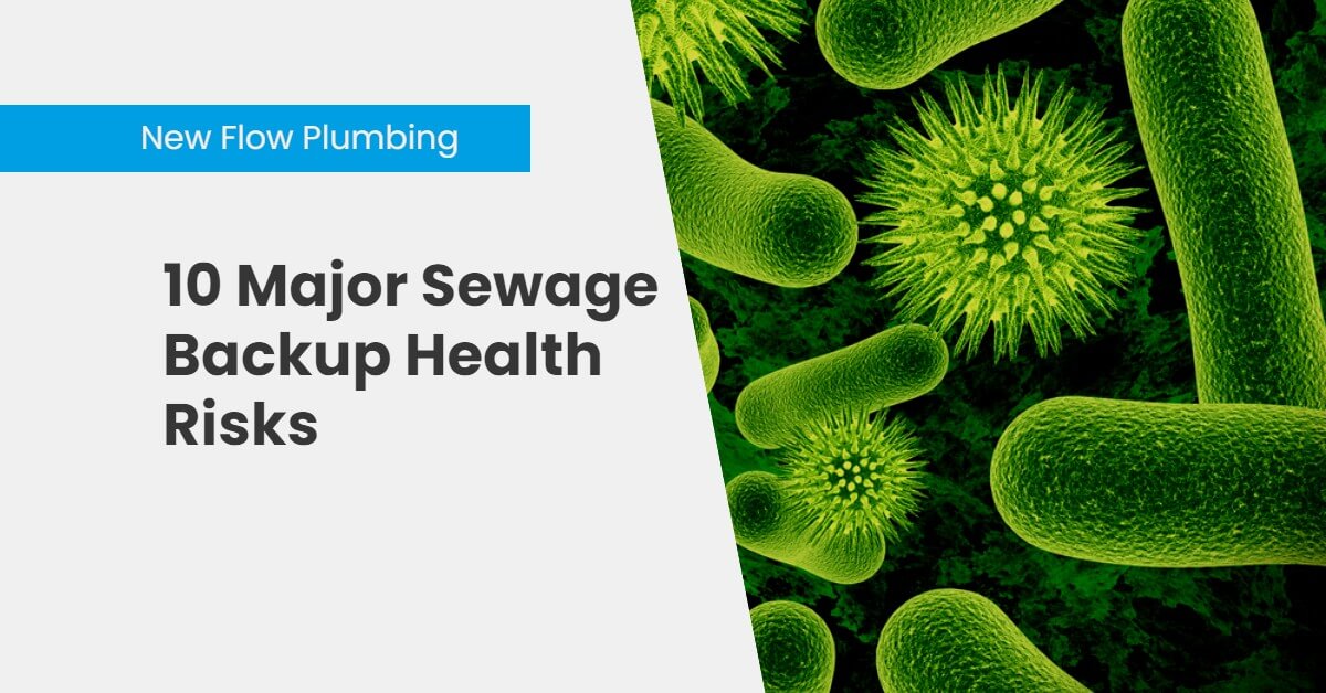 10 Major Sewage Backup Health Risks New Flow Plumbing