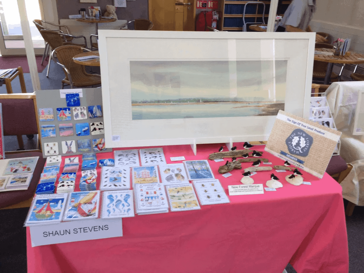 Shaun Stevens will be exhibiting at the Lymington Arts Festival New