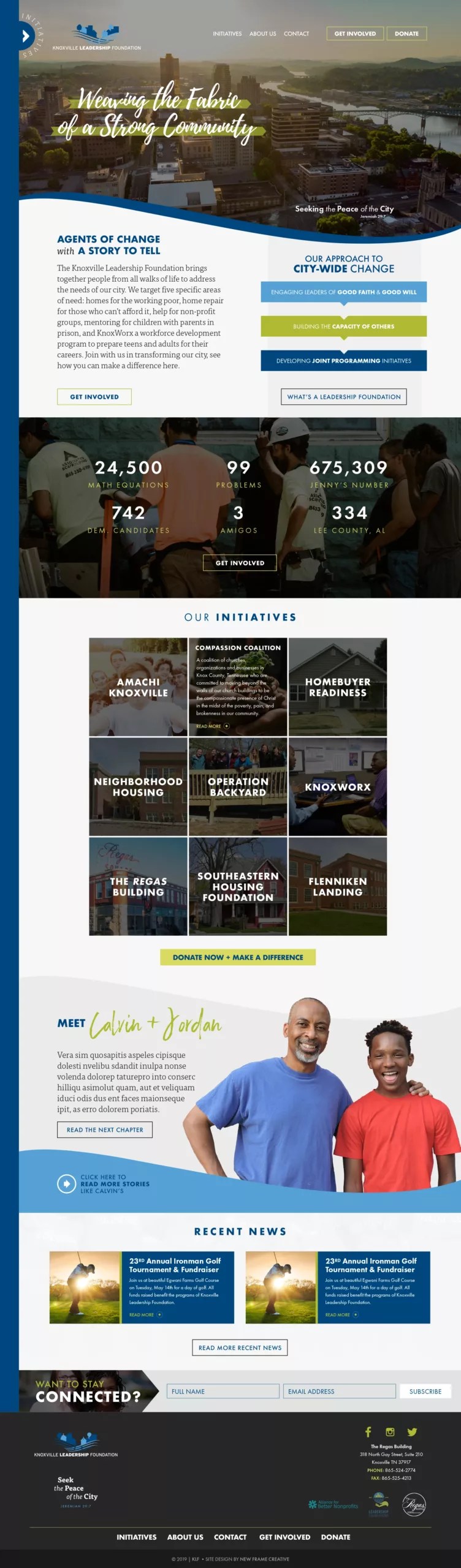 Knoxville Leadership Foundation New Frame Creative