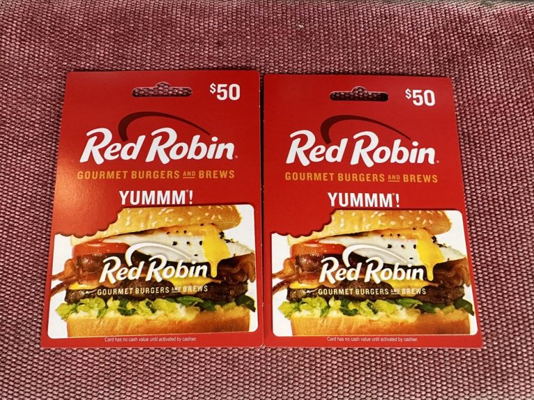 100 Red Robin Gift Card New Franklin Fire Company