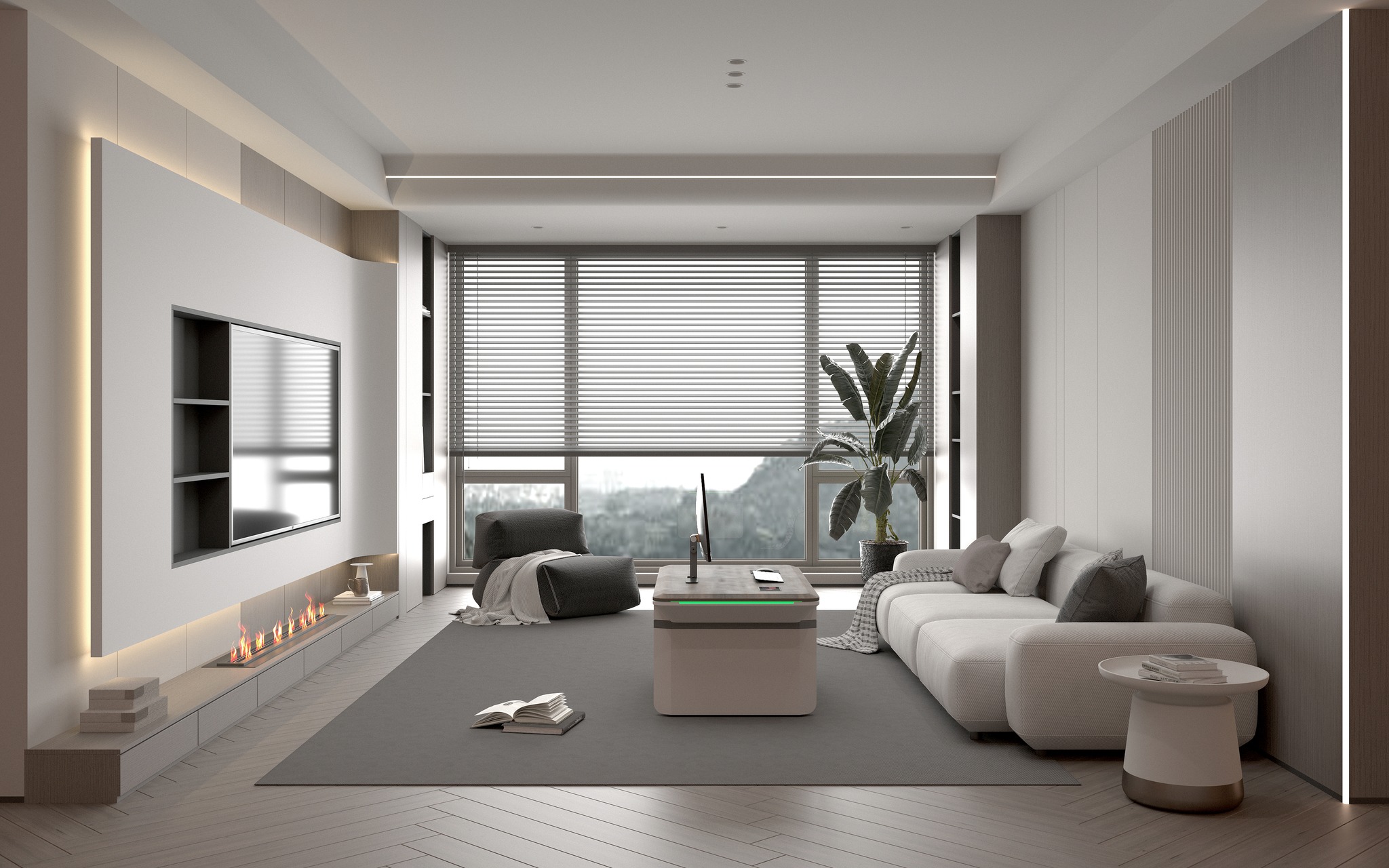 Chill, Connect, and Control Opula’s Futuristic Coffee Table New Gizmo