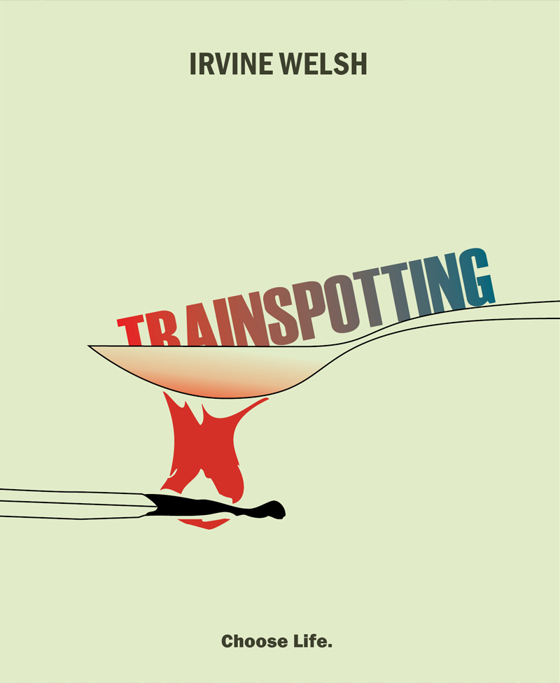 Trainspotting Book Cover Infographic Studio