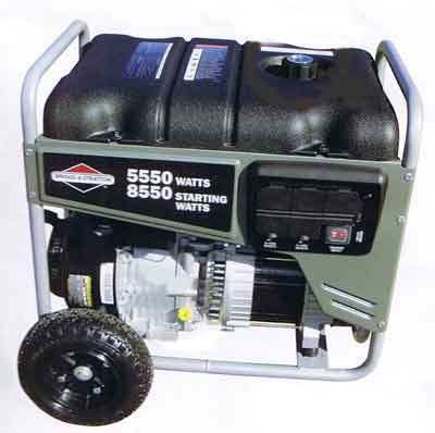 Vermont Briggs & Stratton 5550 Watt Generator