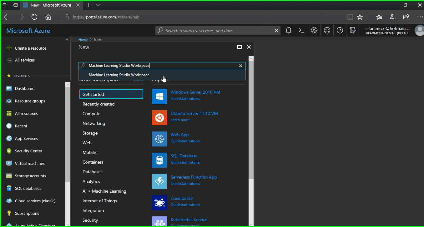 Step by Step How to Creating and Sharing Azure Machine Learning Studio