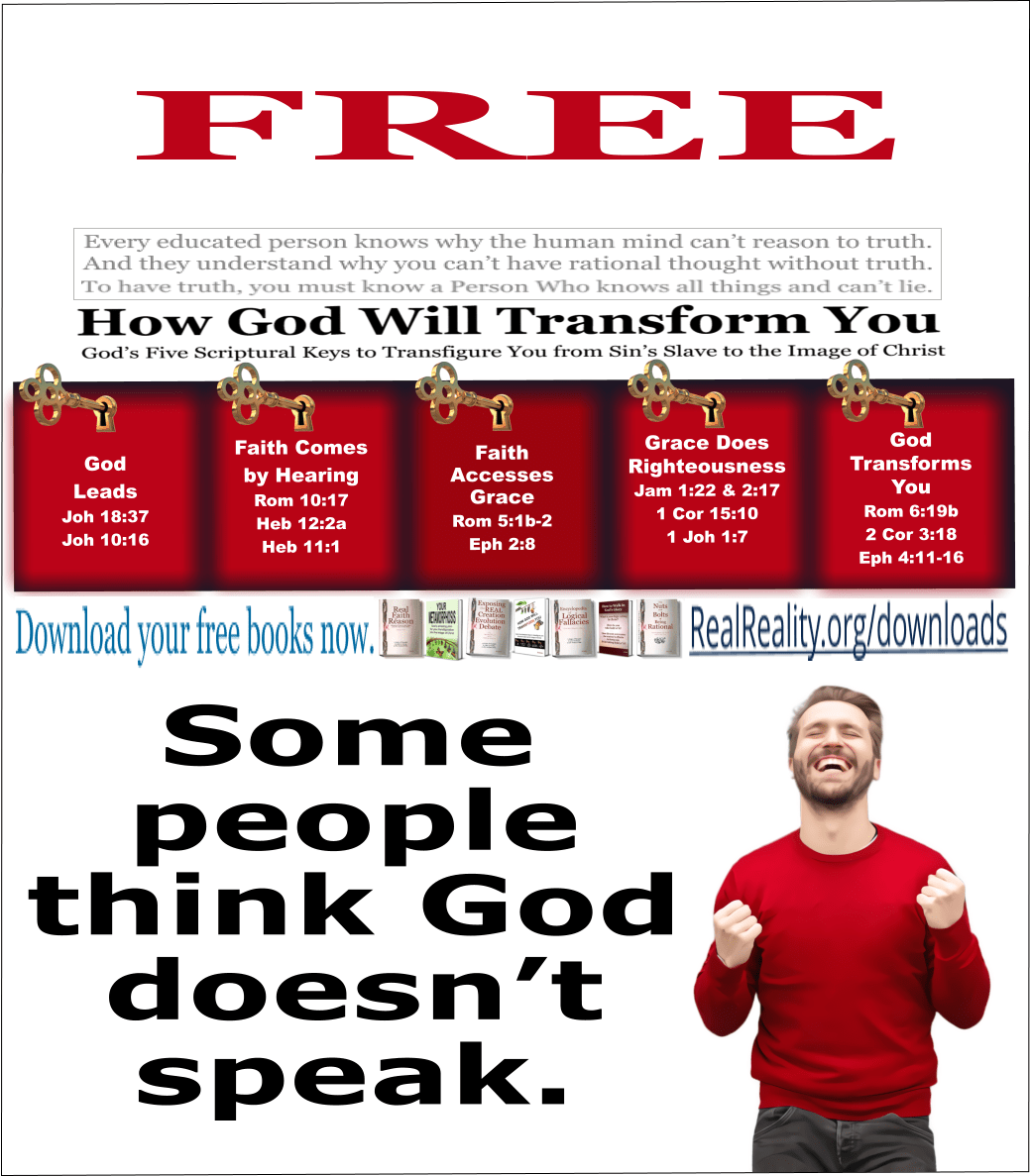 Some people claim God doesn’t speak. Real Reality