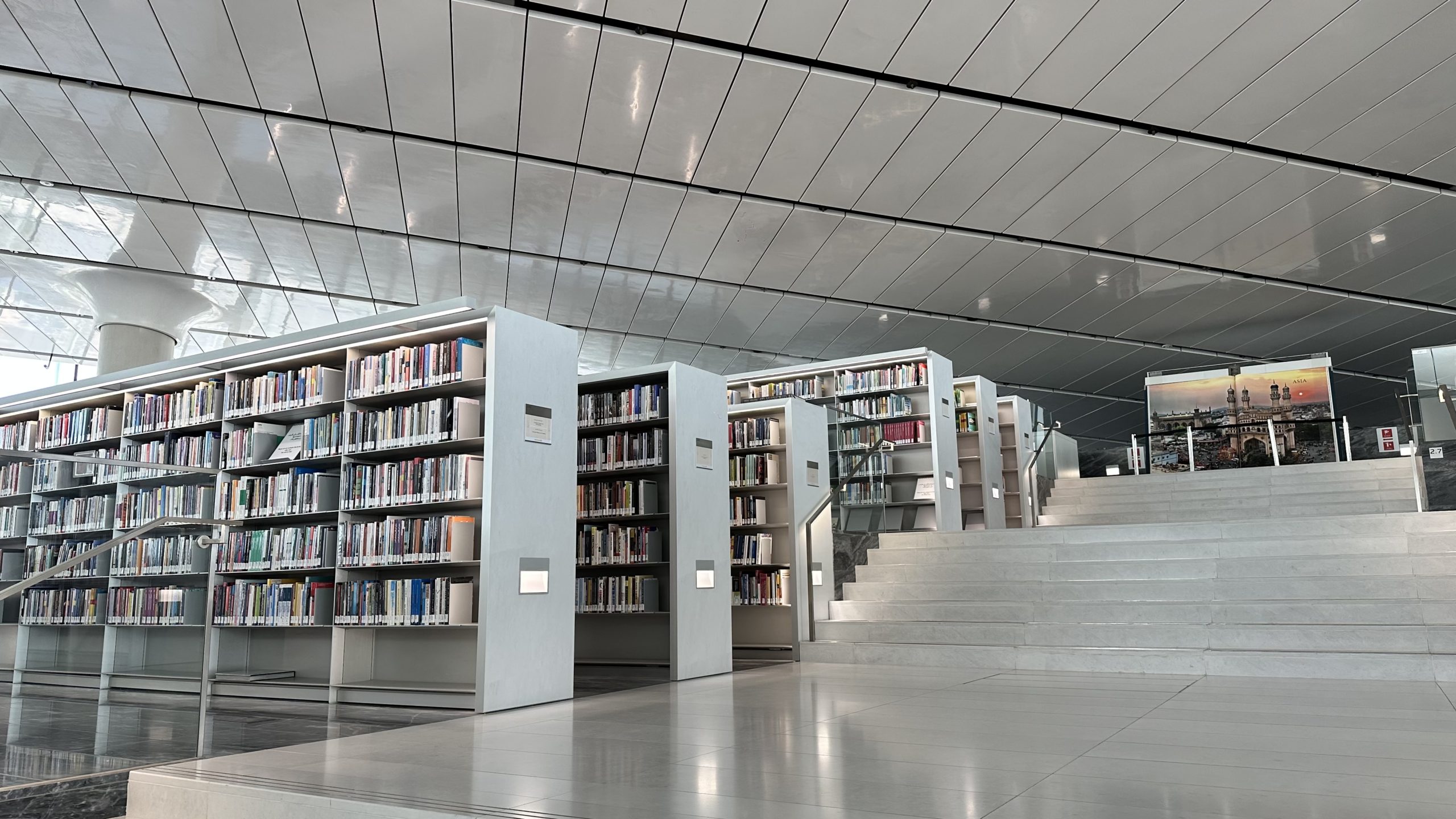 Let's discover Qatar National library New In Doha Inspiring You to