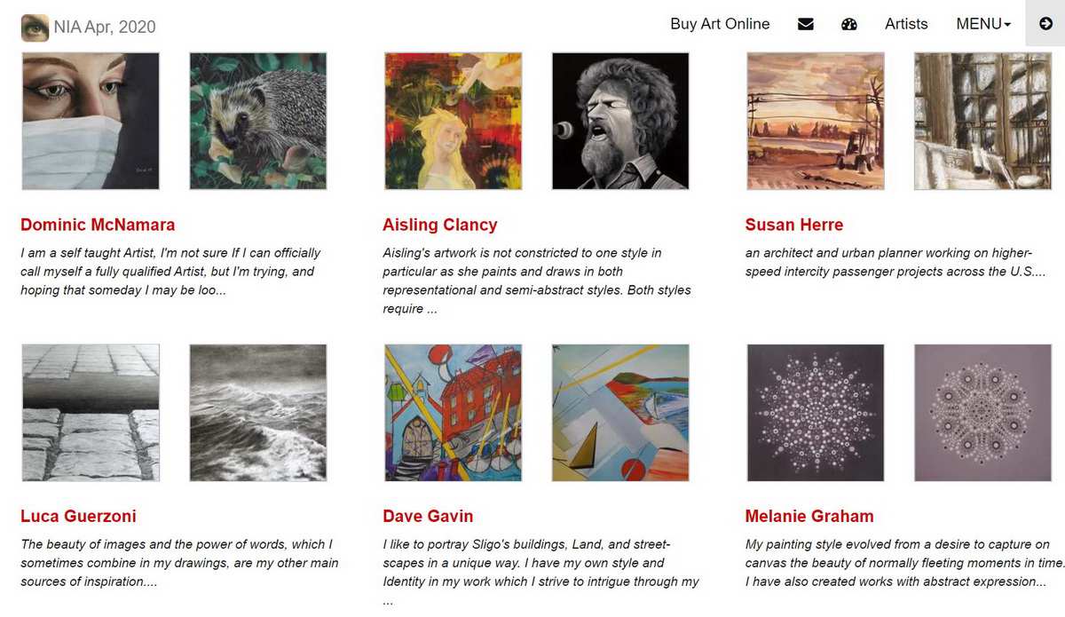 Irish, Art, Online Art Gallery