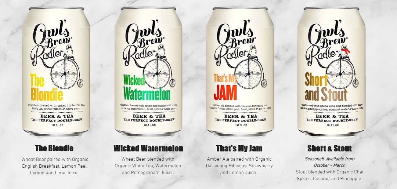 Owl's Brew Radler Beer Tasting at Wine Chateau NJCB Your resource