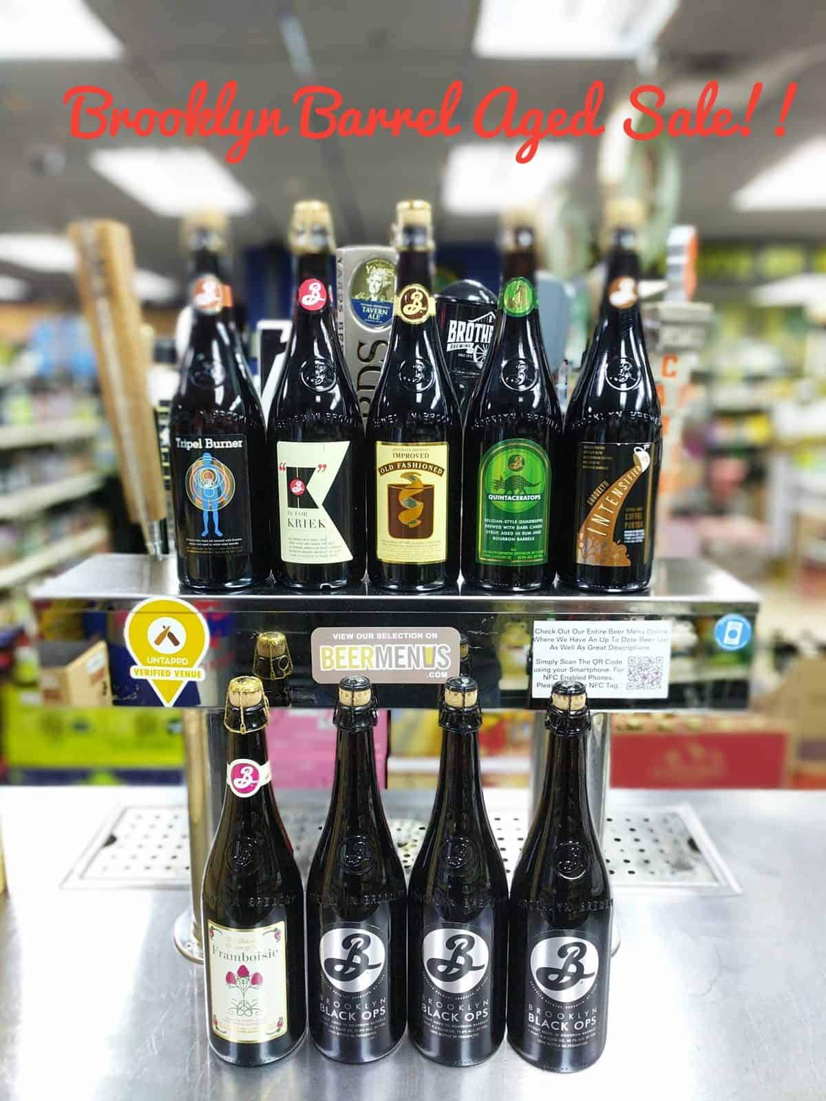 Brooklyn Brewery Barrel Aged Sale at Buy Rite of Fairview NJCB Your