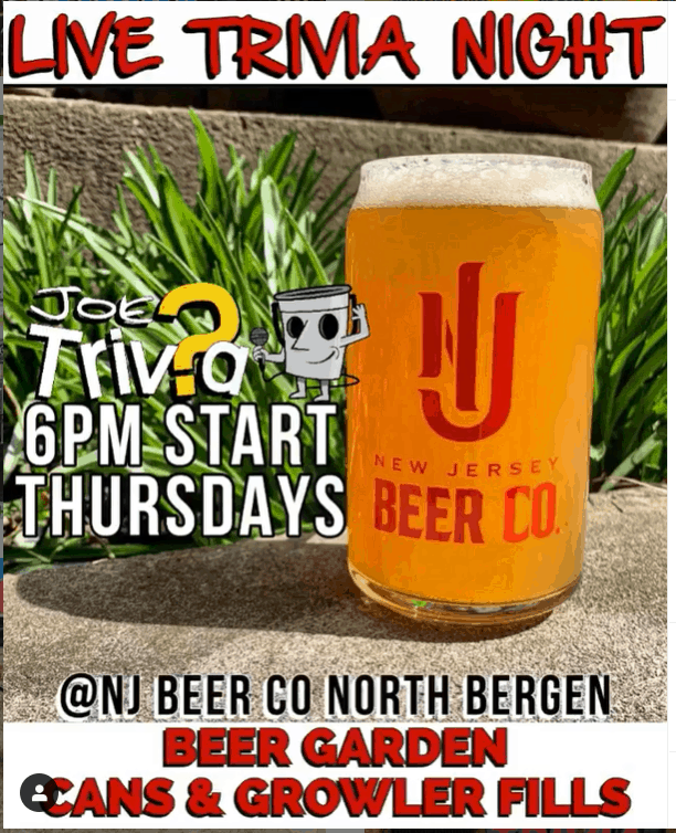 Trivia at NJ Beer Co NJCB Your resource for beer in New Jersey