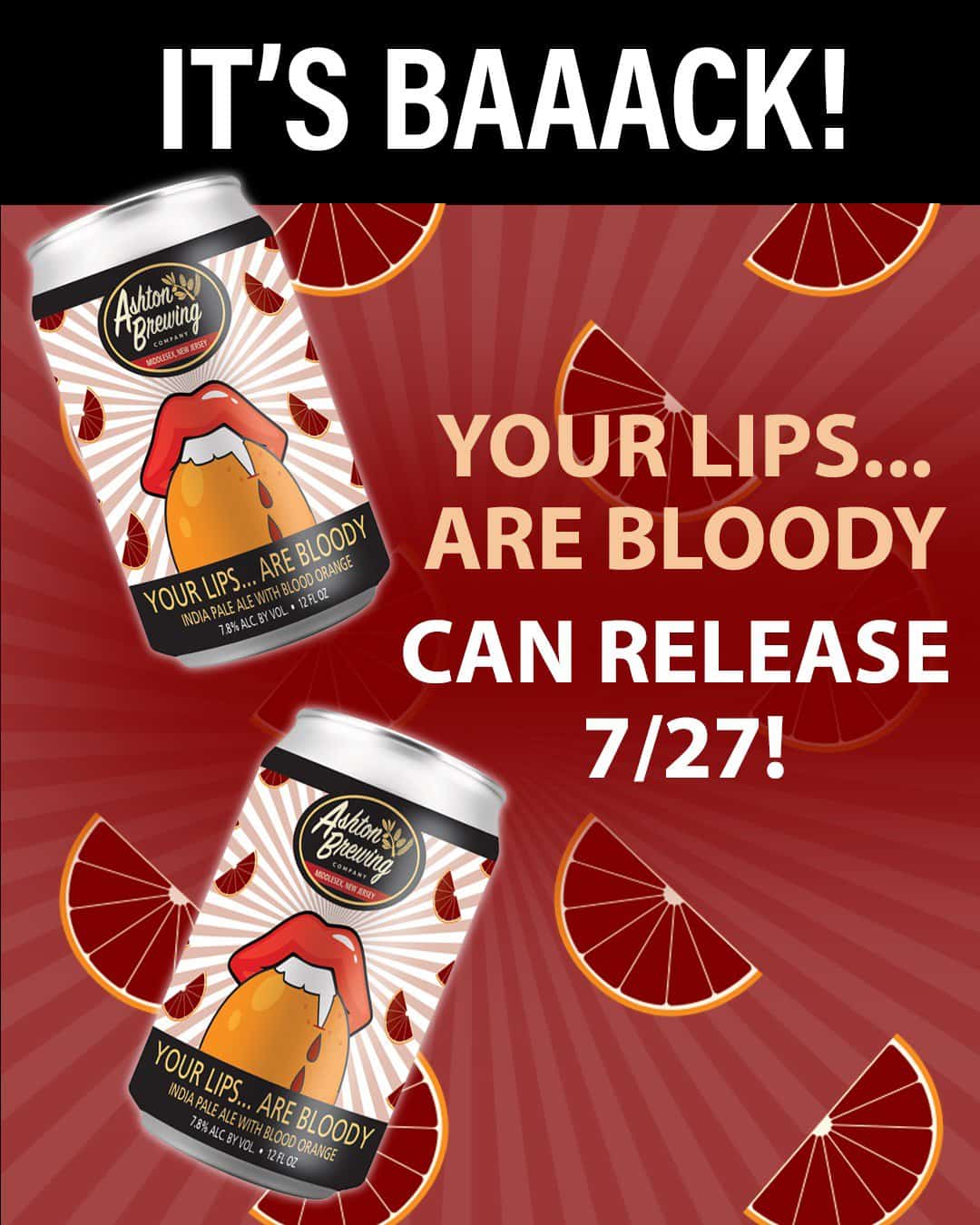 The Return of Bloody Lips NJCB Your resource for beer in New Jersey