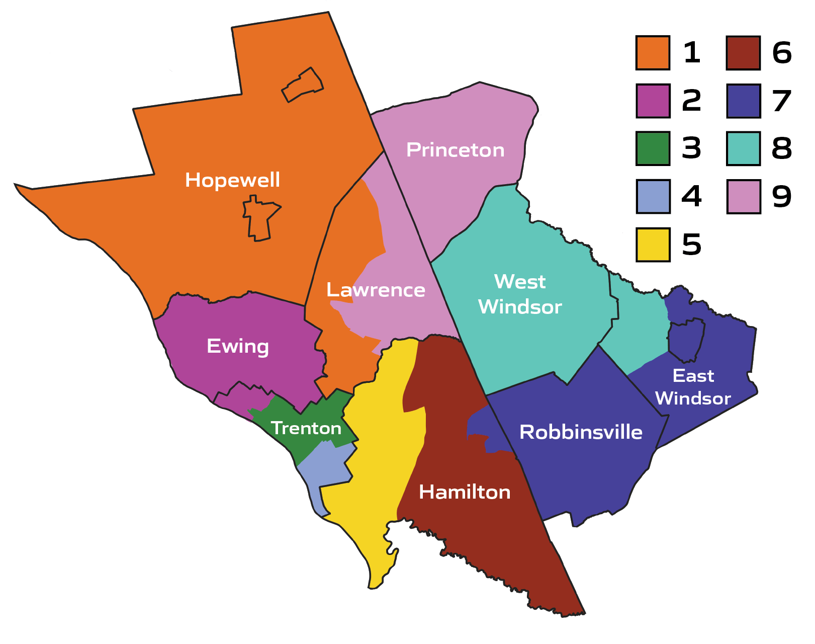 Should the Mercer County Board of Commissioners switch to a district