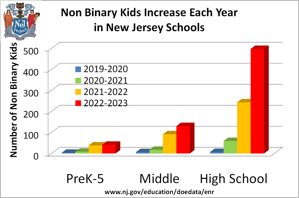 4119 Increase in NonBinary Students New Jersey Project