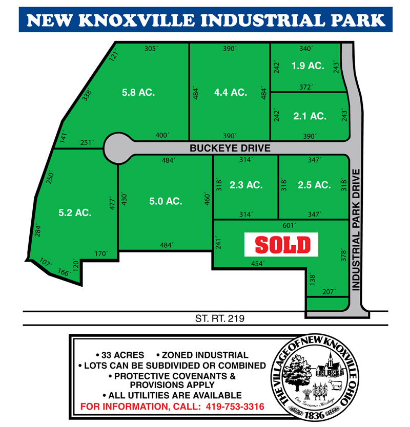 New Knoxville Industrial Park Village of New Knoxville, Ohio