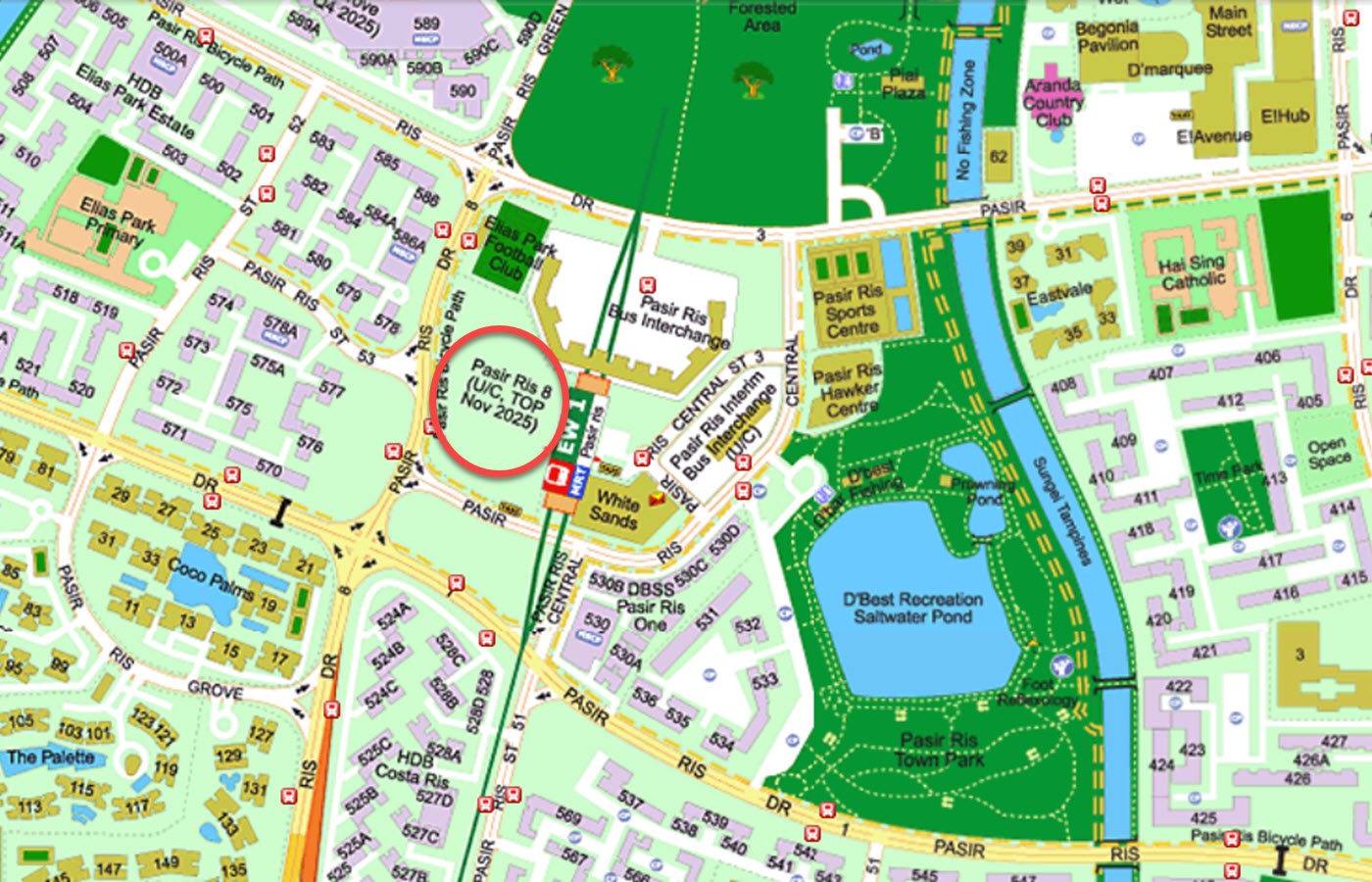 Pasir Ris 8 Singapore New Launch Condo For Sale, Near Pasir Ris MRT