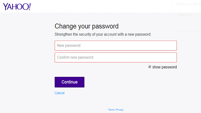 Yahoo! Mail Change Password Yahoo Help Easy Guide.