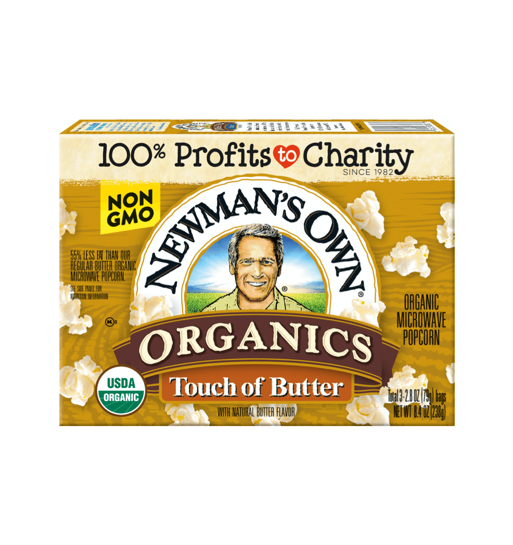 Organic Touch of Butter Microwave Popcorn Newman's Own