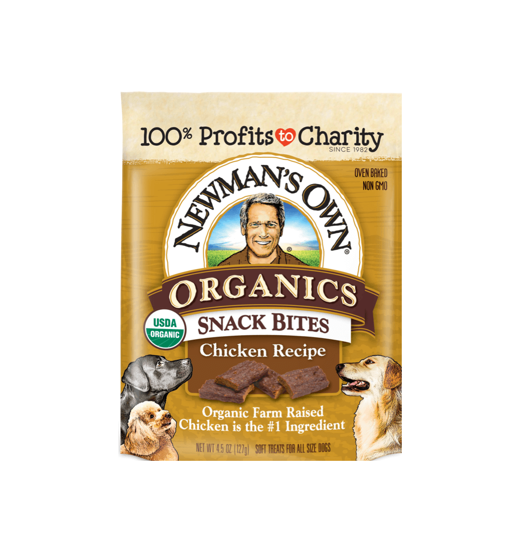 Organic Chicken Recipe Snack Bites Dog Treats Newman's Own