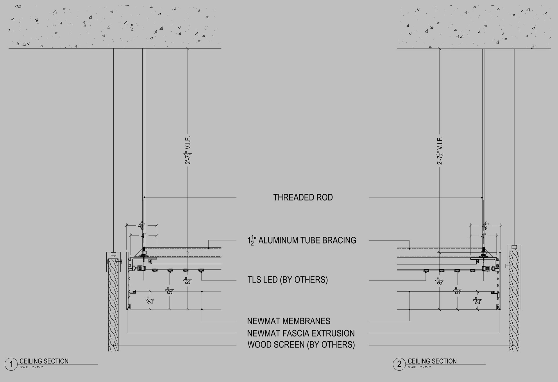 NEWMAT + LED / Floating Light Box with Adjustable Fascia NEWMAT
