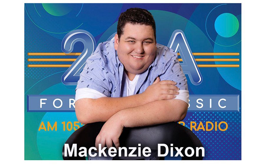 Mackenzie Dixon New 2CA PD and Announcer Newmedia