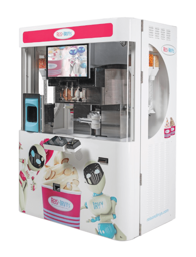 NewMediaWire Unattended Frozen Yogurt Vending Robots Impress