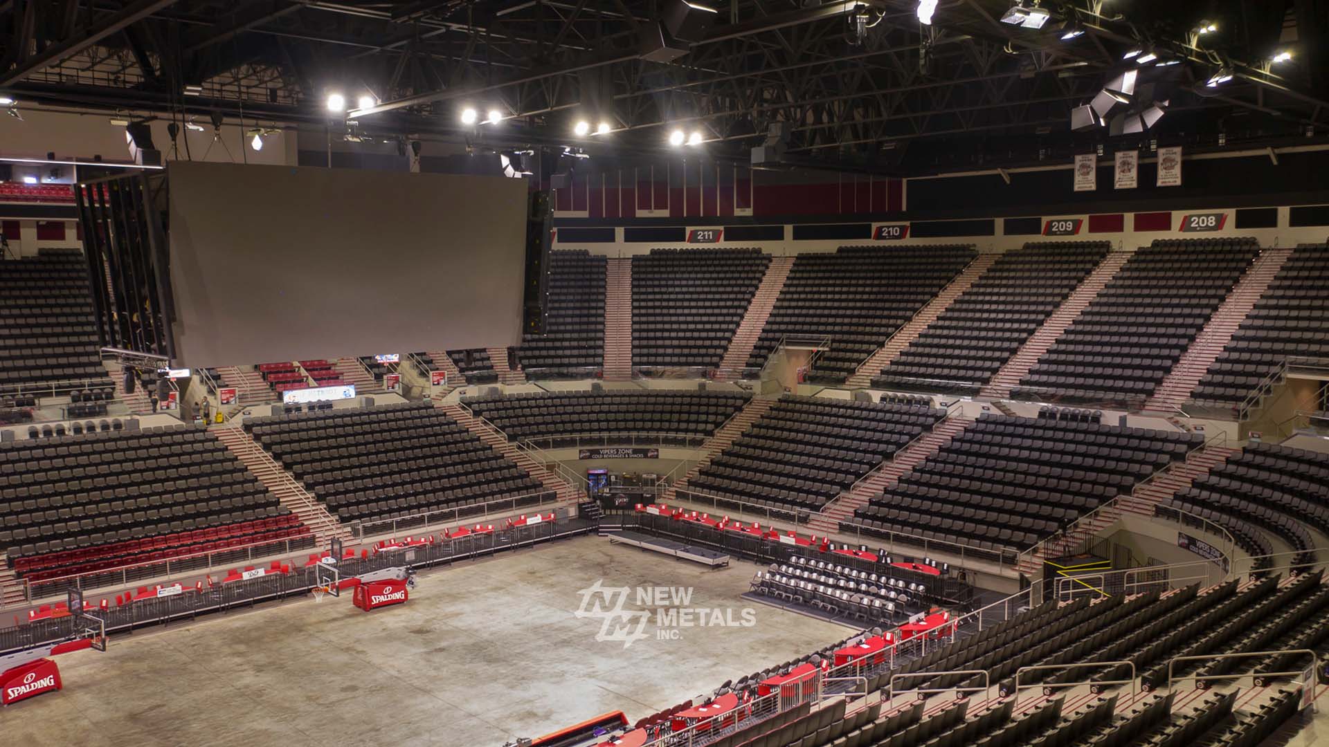 Bert Ogden Arena New Metals