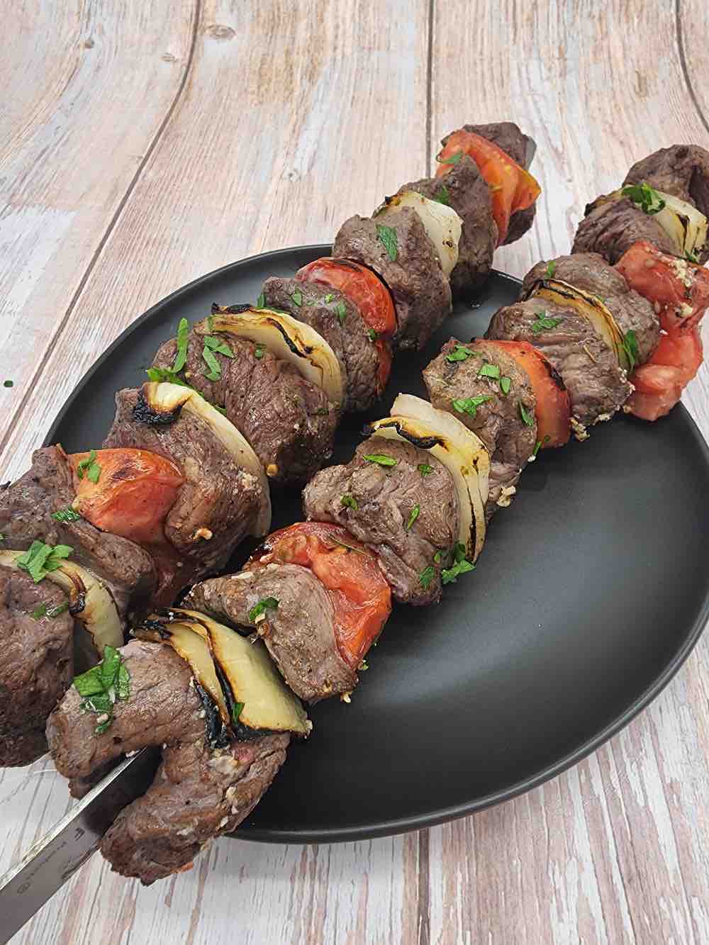 Beef Tenderloin Skewers Shemalis