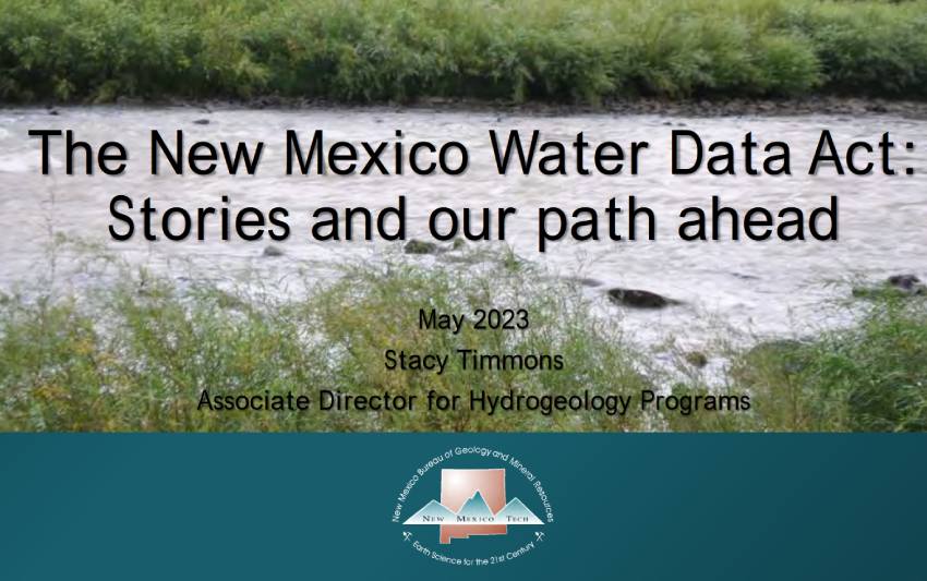 Resources New Mexico Water Data