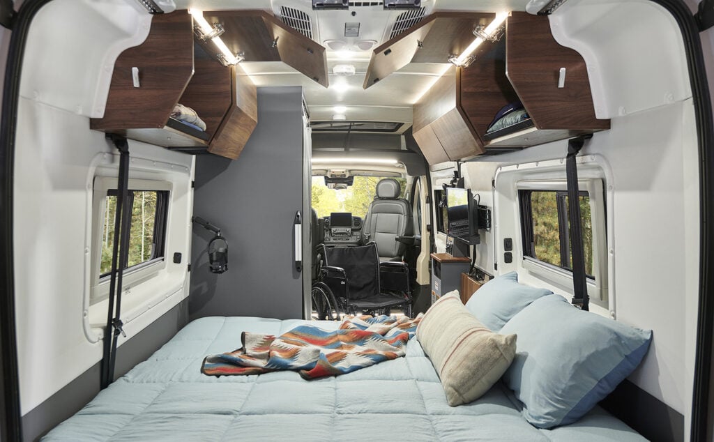 Winnebago Roam’s Accessible Camper Van New Mobility
