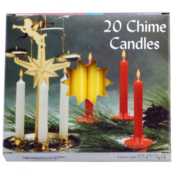 WHITE Chime Candles For Cleansing, Purification, Peace & Healing (Box