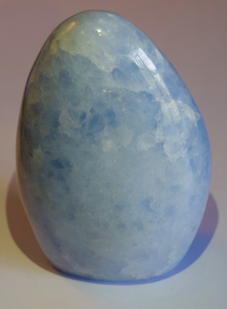 Blue Calcite Pillar New Moon Cottage