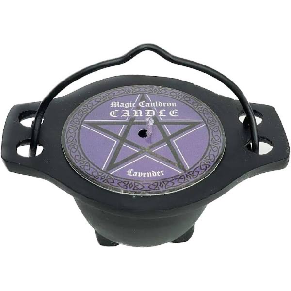 Magic Cauldron Candle Lavender New Moon Cottage