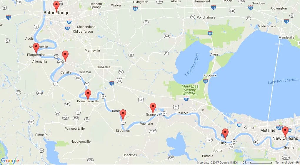 Navigable Regions New OrleansBaton Rouge Steamship Pilots Association