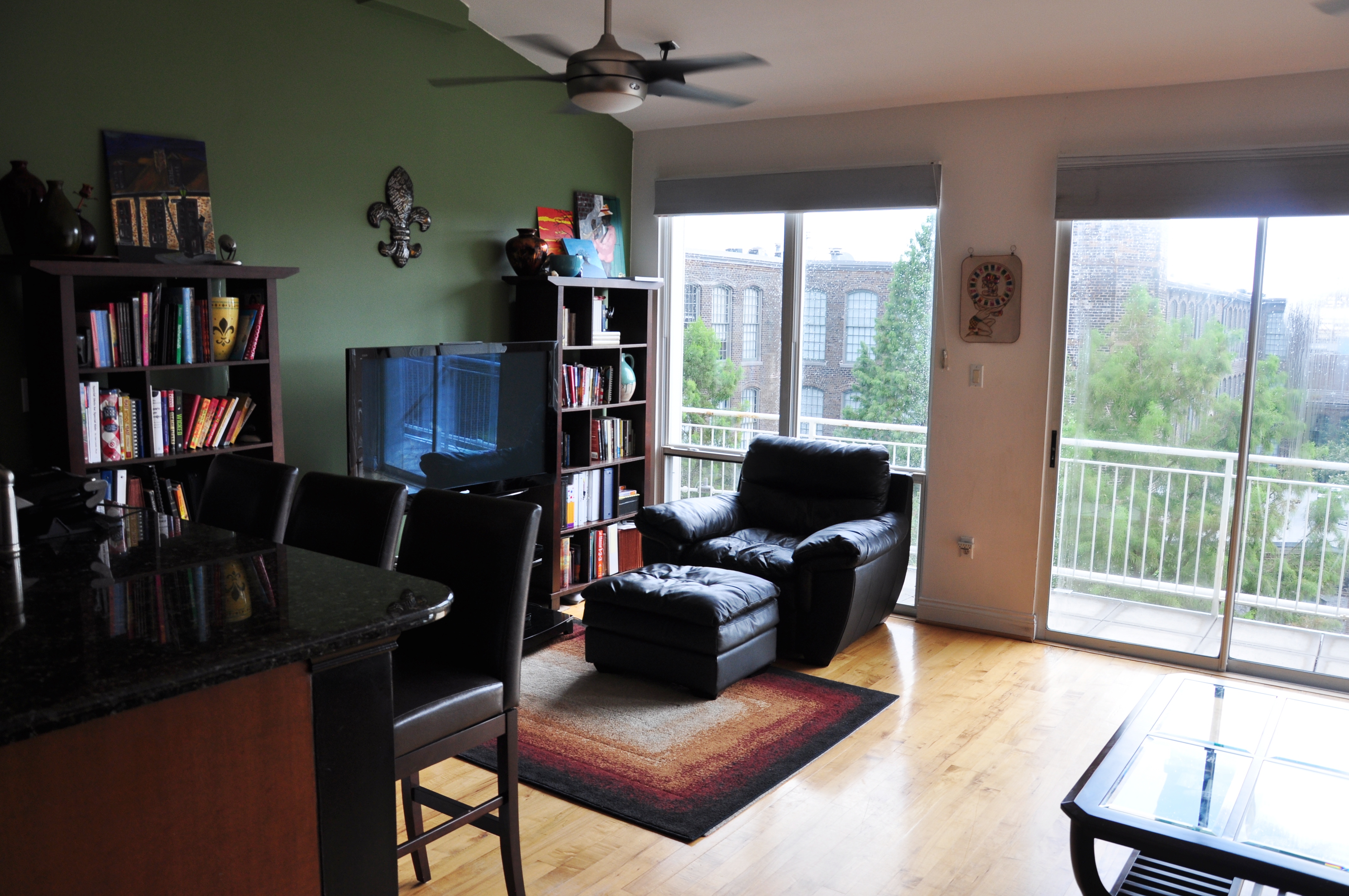 Cotton Mill Penthouse Living Area NEW ORLEANS FURNISHED CONDO & HOME