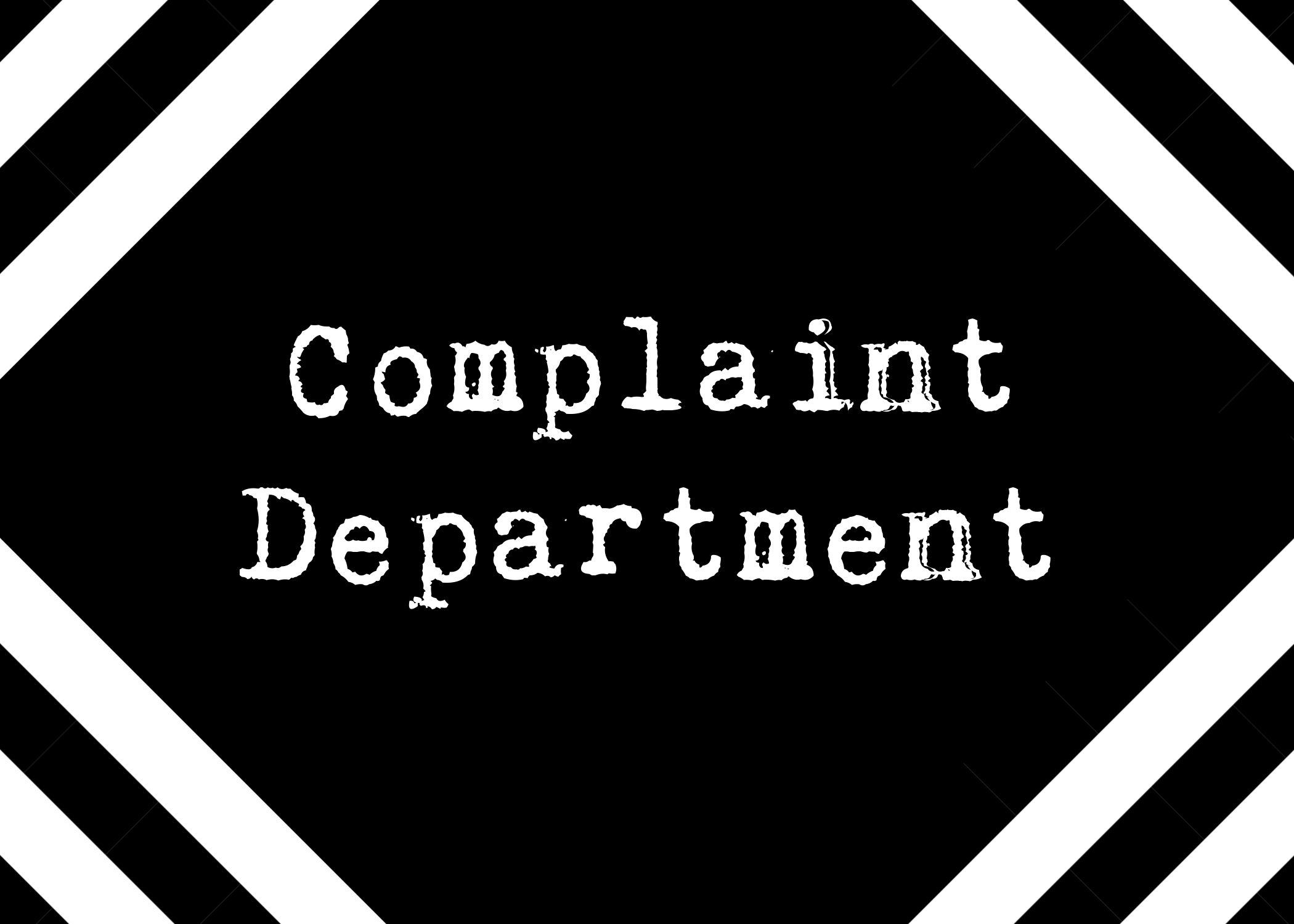 Complaint Department New Pop Lit