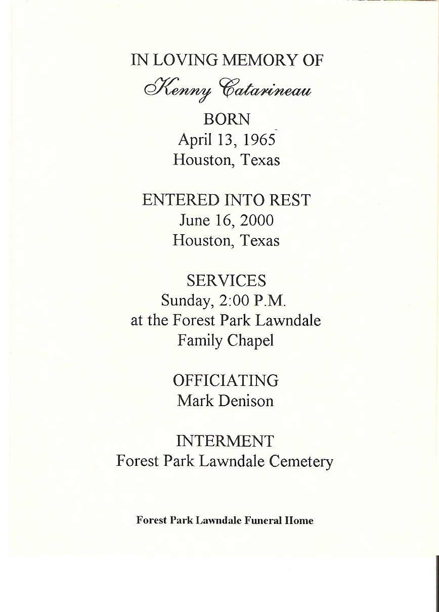 Memorial Service Invitation Template