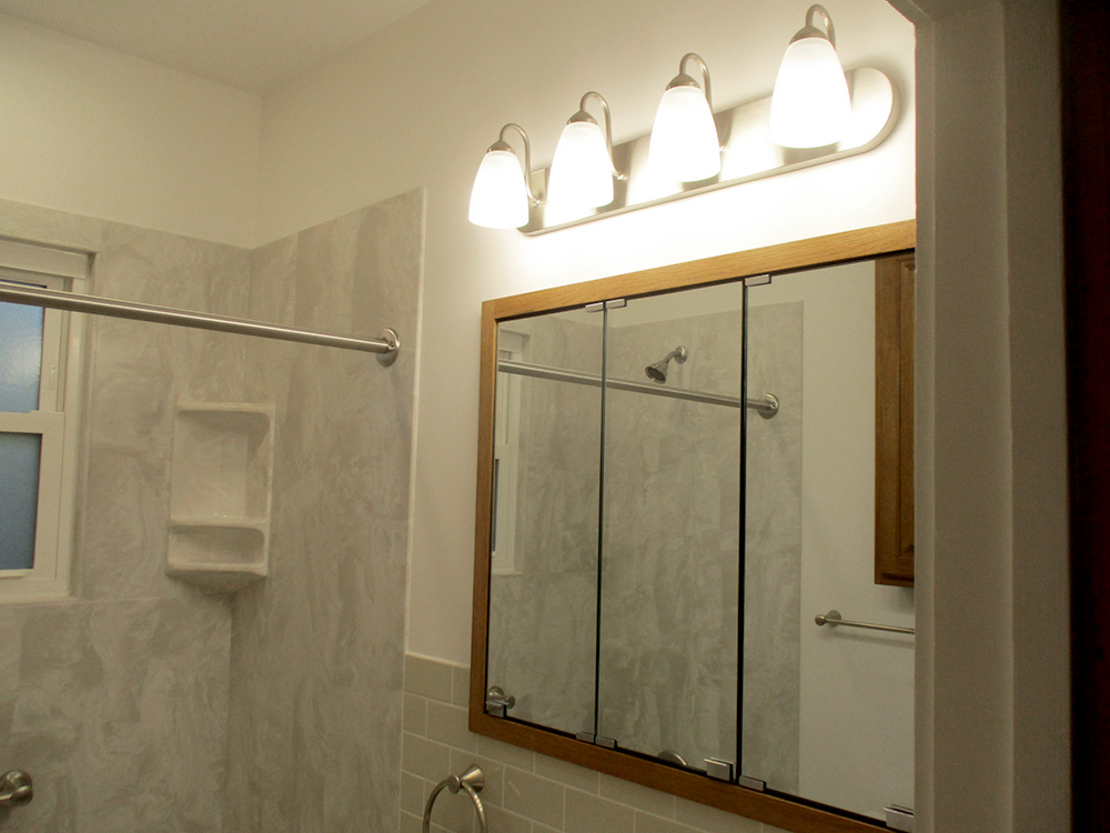 Hall Bath Remodel New Prairie ConstructionNew Prairie Construction