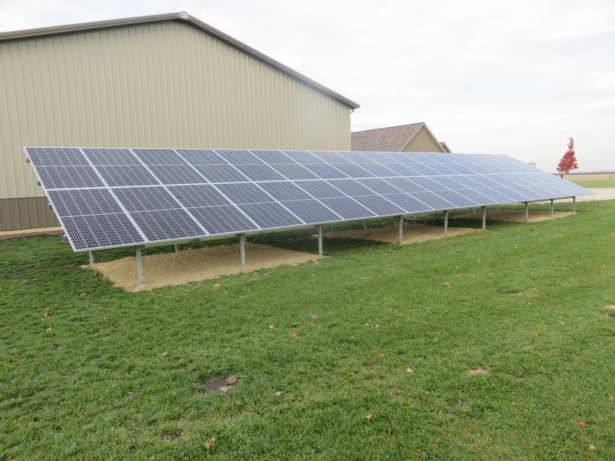 13.5 kW Ground Mount Solar Installation New Prairie SolarNew Prairie