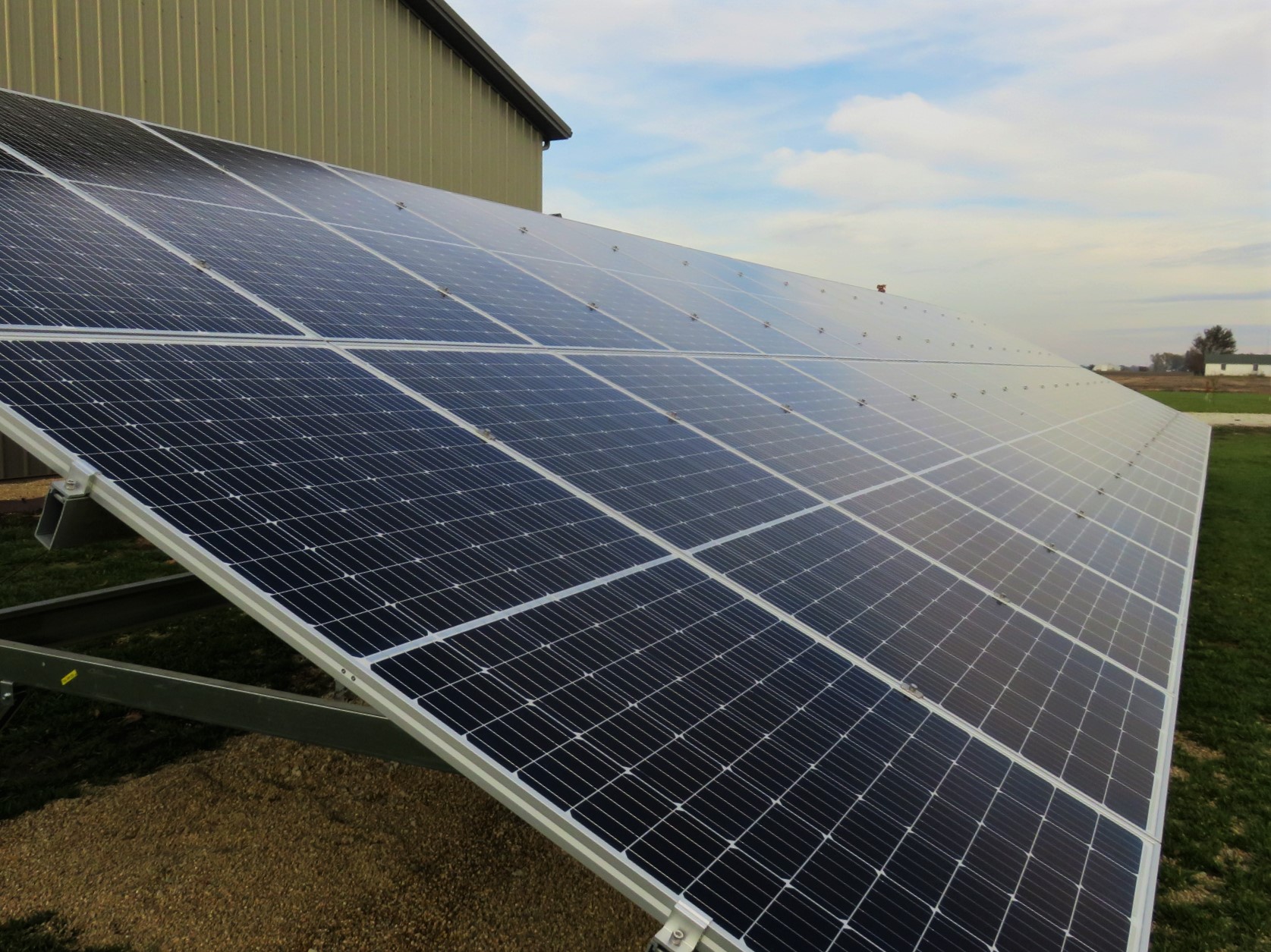 13.5 kW Ground Mount Solar Installation New Prairie SolarNew Prairie