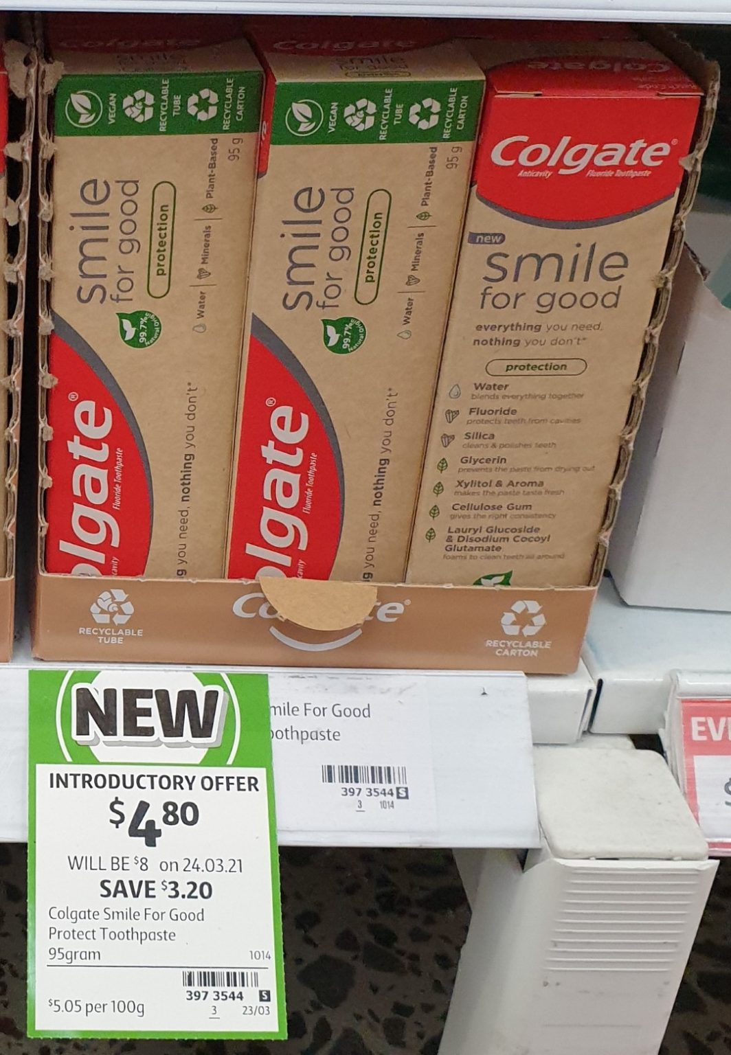 Colgate New Products Australia