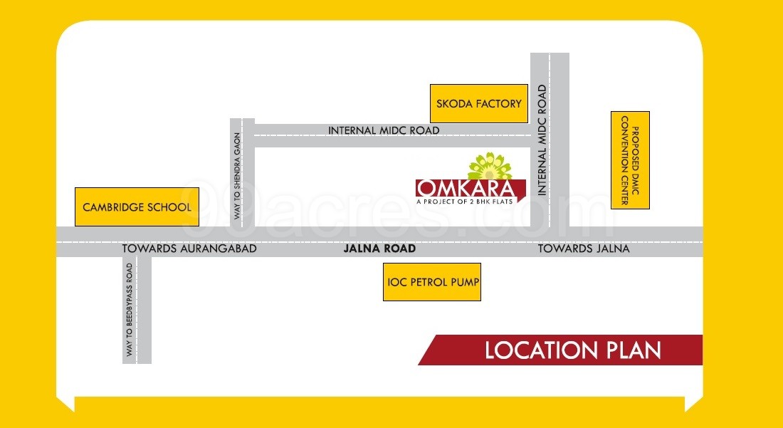 Infinity Omkara Aurangabad, Shendra MIDC Resale Price List, Brochure