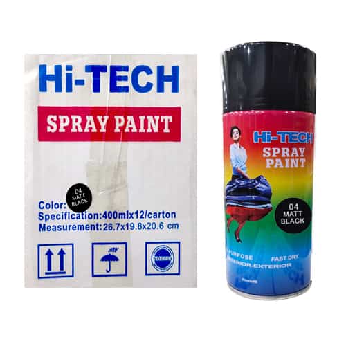 Spray Paint Black Mat 04 صبغ رش