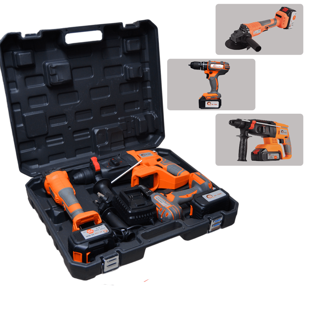 Cordless Tool Set with Cordless Drill Hi Tex New Quality Ware