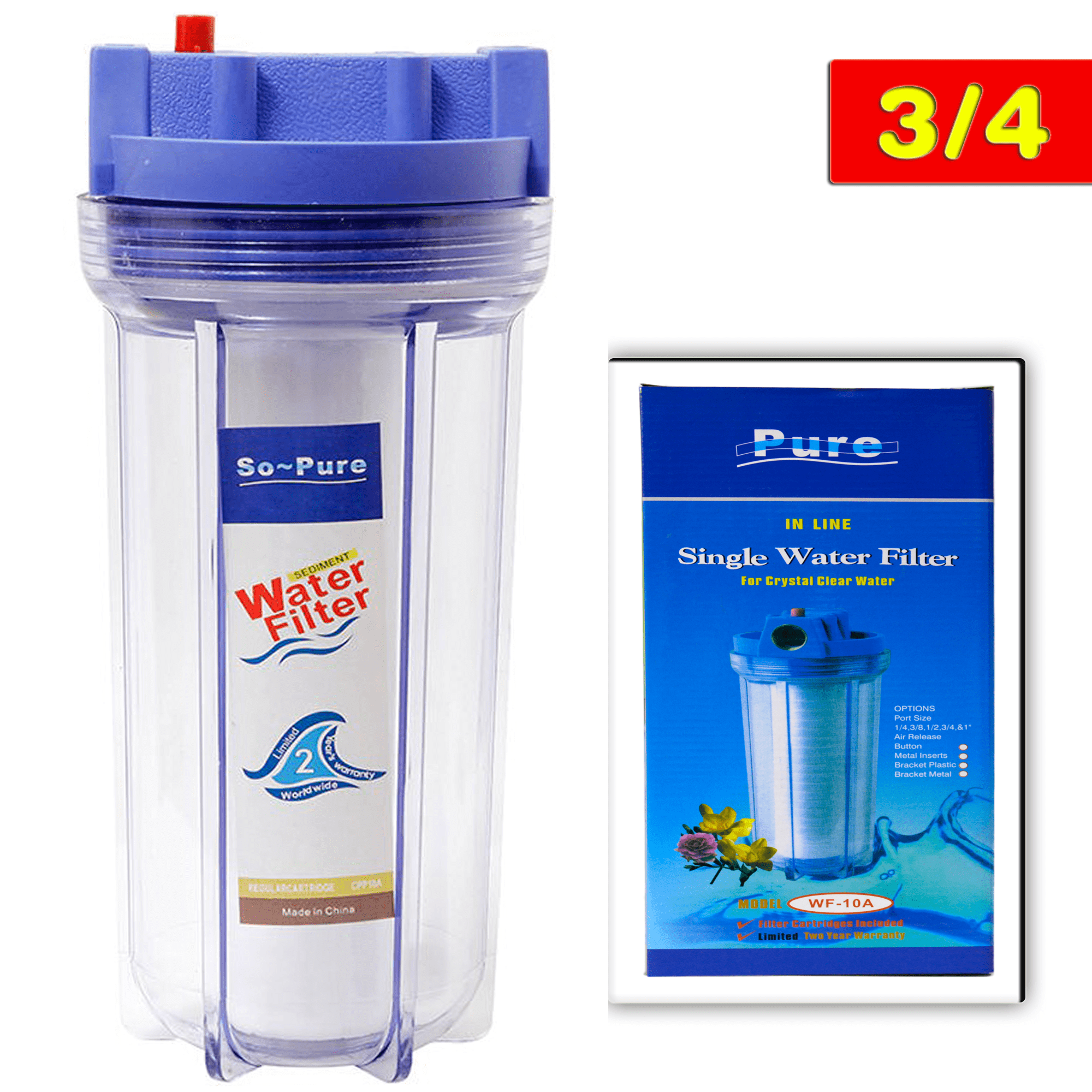 2WATER FILTER 3/4 [ SOPURE ] New Quality Ware