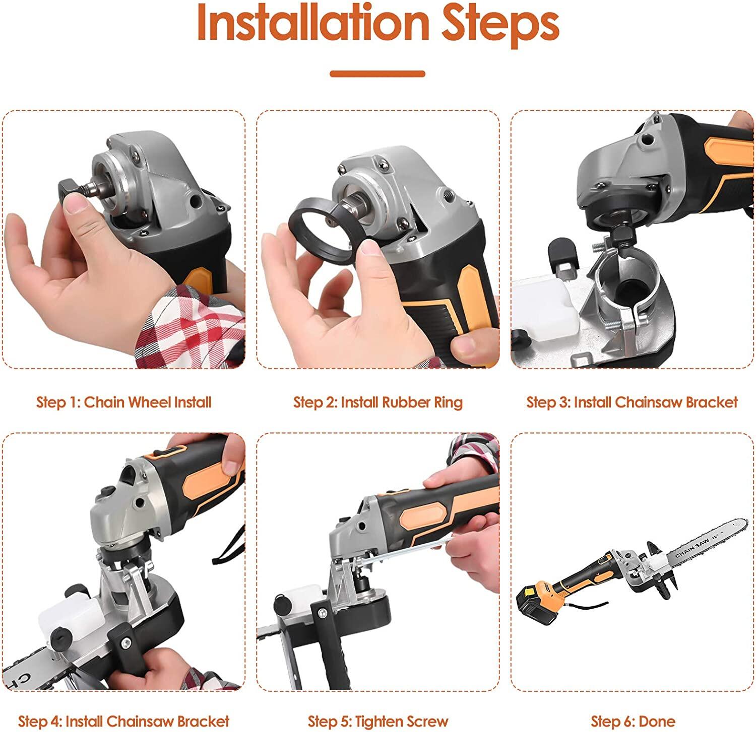 Electric Chain Saw Adapter 12″ New Quality Ware